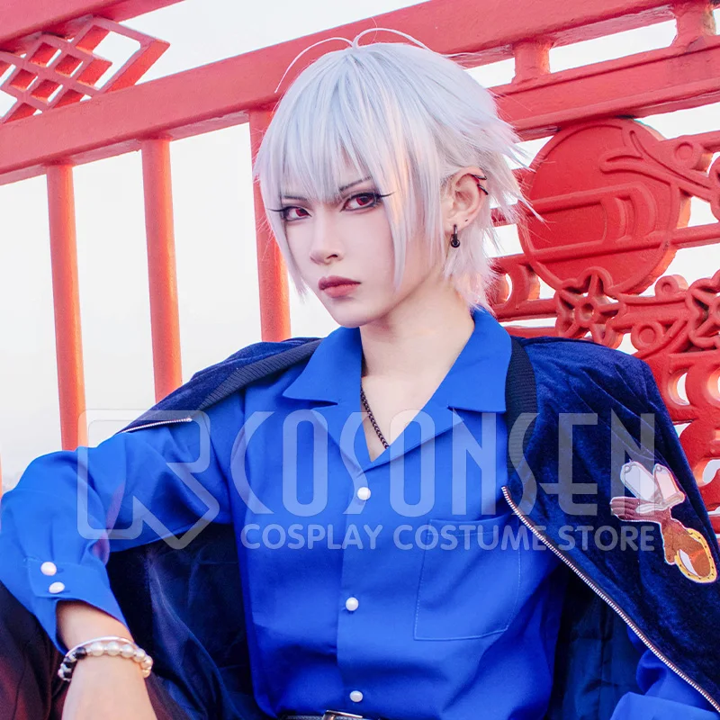 Отдел рэп битва Aohitsugi Samatoki ExtraWardrobe01 Косплэй костюм гипноз микрофон с ума триггер