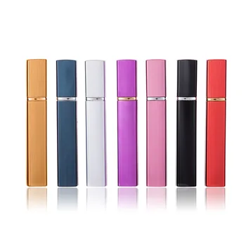 12ML Portable Perfume Bottle Travel Refillable Bottle With Spray Pump Empty Cosmetic Container Rectangular Striped Spray Bottle 
12ML Portable Perfume Bottle Travel Refillable Bottle With Spray Pump Empty Cosmetic Container Rectangular Striped Spray Bottle