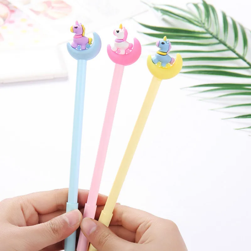 30 PCS Stereo Moon Pony Black 0.5 Cartoon Gel Pen Student Creative Sign Pen Kawaii Stationary Office Supplies 
30 PCS Stereo Moon Pony Black 0.5 Cartoon Gel Pen Student Creative Sign Pen Kawaii Stationary Office Supplies