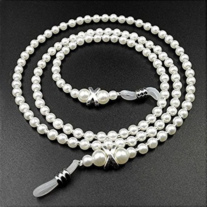 Fashion White Pearl Beaded Sunglass Chains Eyeglasses Reading Glasses Chain Cord Holder For Men Women
Fashion White Pearl Beaded Sunglass Chains Eyeglasses Reading Glasses Chain Cord Holder For Men Women