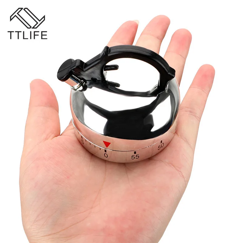 TTLIFE Kettle Shape Kitchen Tool Gadgets Cooking Reminders Tools Countdown Alarm Reminder 60 Minutes Mechanical Timer
TTLIFE Kettle Shape Kitchen Tool Gadgets Cooking Reminders Tools Countdown Alarm Reminder 60 Minutes Mechanical Timer