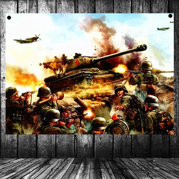 Weapon Art Tapestry Wall Decor Military Wallpapers Flag Banner Wehrmacht Tiger Tank WW2 Poster Canvas Painting Wall Hanging B1
Weapon Art Tapestry Wall Decor Military Wallpapers Flag Banner Wehrmacht Tiger Tank WW2 Poster Canvas Painting Wall Hanging B1