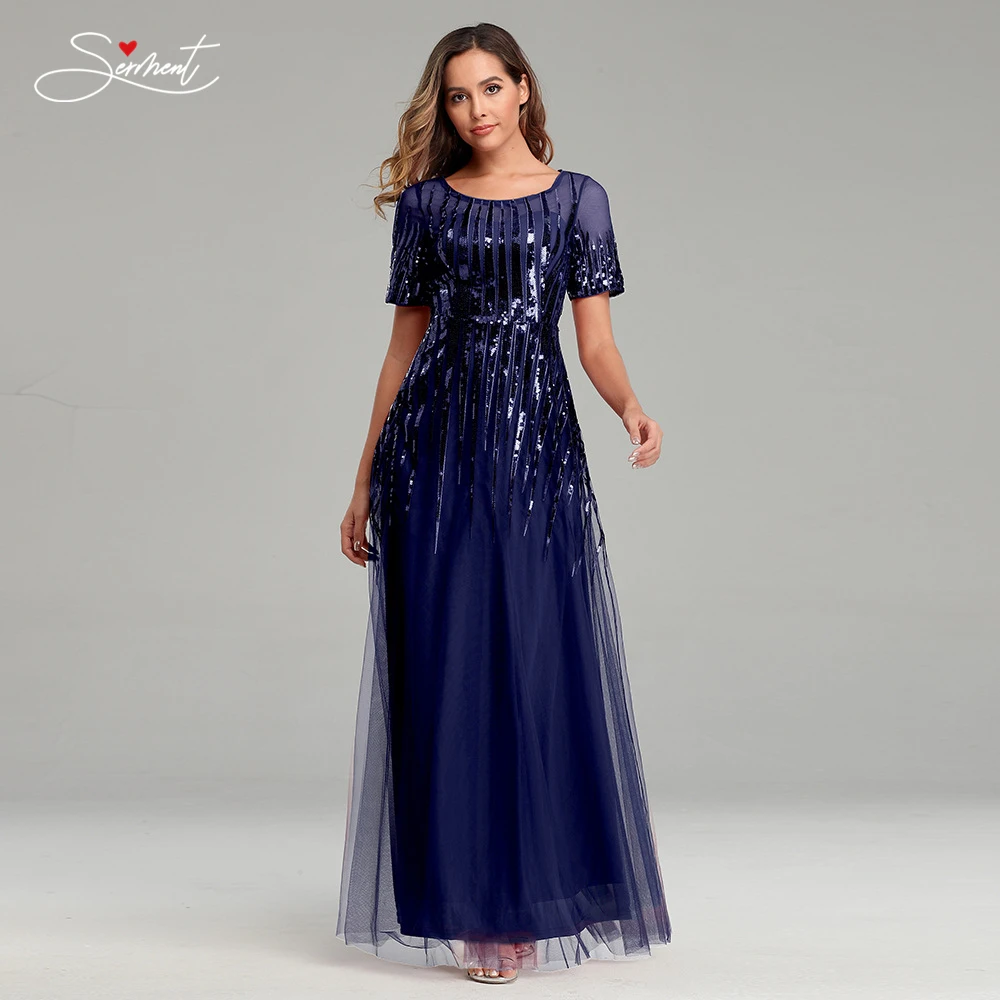 OllyMurs Spring Summer Short-sleeved Crew Neck Evening Dress with Sequins Women Dress Evening Party Long Lace Dresss
OllyMurs Spring Summer Short-sleeved Crew Neck Evening Dress with Sequins Women Dress Evening Party Long Lace Dresss
