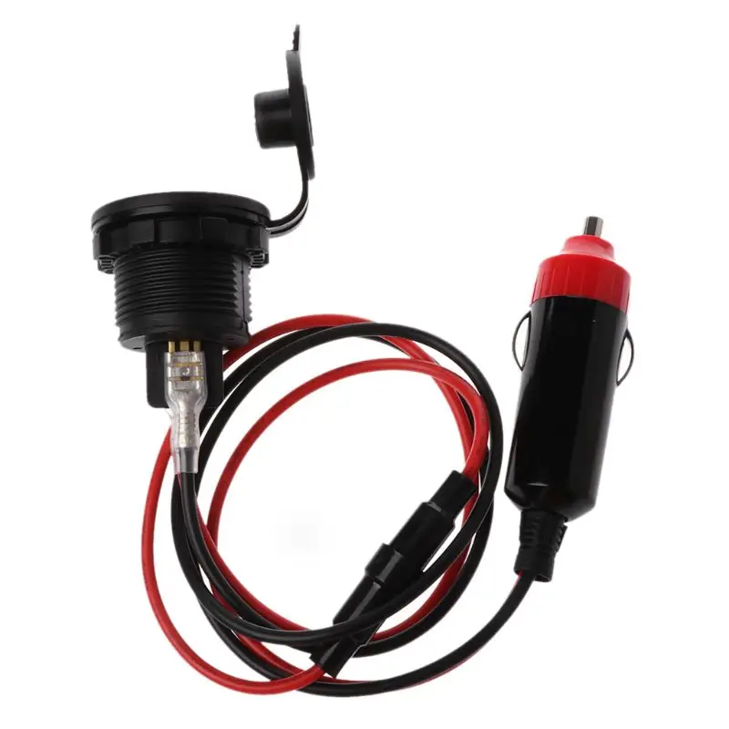 12V 24V Standard Car Cigarette Lighter Male to Hella DIN Female Adapter Cable With Waterproof Cap for Cars SUV ATV
12V 24V Standard Car Cigarette Lighter Male to Hella DIN Female Adapter Cable With Waterproof Cap for Cars SUV ATV