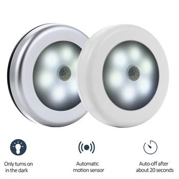 6LEDs Night Light PIR Motion Sensor Wall Light Battery Powered for Closet,Stairs,Basement Hallway Cabinet LED Sensor Night Lamp
6LEDs Night Light PIR Motion Sensor Wall Light Battery Powered for Closet,Stairs,Basement Hallway Cabinet LED Sensor Night Lamp