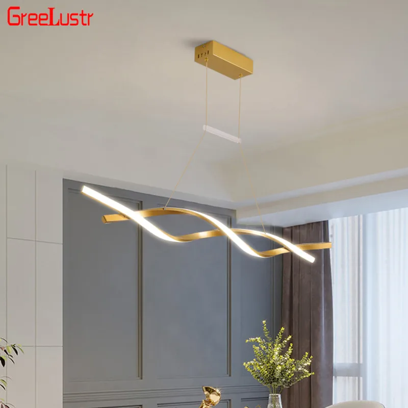 

Modern Brief Led Chandelier Lights Nordic Hanging Lamp Loft Deco Suspension Luminaire Ceiling Light Fixtures Interior Lustres