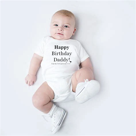 Happy Birthday Daddy I'm The Best Present Funny Baby Boys Girls Unisex Bodysuits 100% Cotton Infant Baby Jumpsuit 0-24M Onesie
Happy Birthday Daddy I'm The Best Present Funny Baby Boys Girls Unisex Bodysuits 100% Cotton Infant Baby Jumpsuit 0-24M Onesie