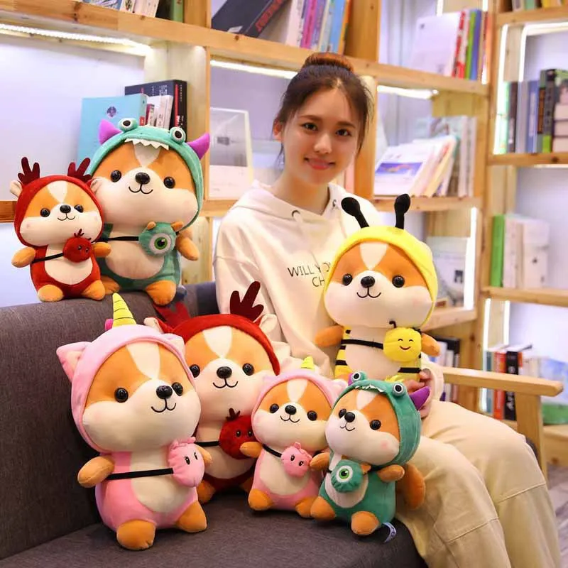 25CM Cute squirrel plush dolls toy catching doll machine doll turned into dinosaur bee cartoon animal doll kids birthday gift
25CM Cute squirrel plush dolls toy catching doll machine doll turned into dinosaur bee cartoon animal doll kids birthday gift