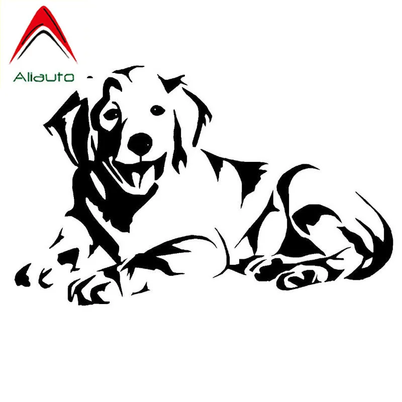 Aliauto Personality Lovely Car Sticker Labrador Dog Automobile Styling Truck Motorcycle Vinyl Anti-UV Decal Accessories 14cm*9cm |