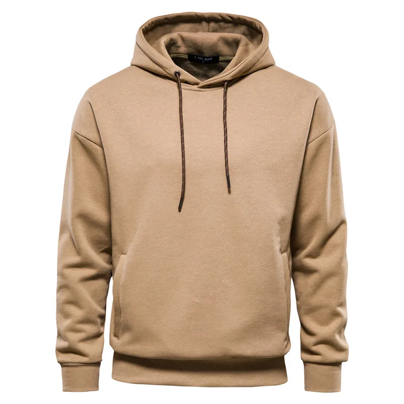 2021 new autumn and winter pure cotton hooded sweater men's solid color hoodie casual slim sweater thickened plus velvet jacket
2021 new autumn and winter pure cotton hooded sweater men's solid color hoodie casual slim sweater thickened plus velvet jacket