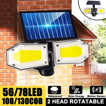 56/78LED Solar Wall Light PIR Motion Sensor Solar Light 3 Mode Rotatable Street Lamp Waterproof Deformation Outdoor Lamp
56/78LED Solar Wall Light PIR Motion Sensor Solar Light 3 Mode Rotatable Street Lamp Waterproof Deformation Outdoor Lamp