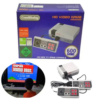 30PCS CoolBaby HD Mini TV Family Game Console HDMI 8 Bit Retro Video Game Console Built-In 600 Game Handheld Gaming Player 
30PCS CoolBaby HD Mini TV Family Game Console HDMI 8 Bit Retro Video Game Console Built-In 600 Game Handheld Gaming Player