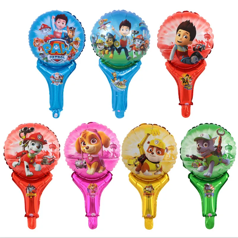 Dog team holding a stick balloon cartoon Wang Wang team push small gifts Kindergarten puppy toy hand stick
Dog team holding a stick balloon cartoon Wang Wang team push small gifts Kindergarten puppy toy hand stick