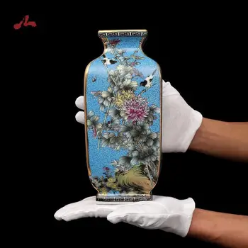 Enamel Ceramic Vase Chinese Antique Style Vintage Ceramic Vases For Flowers Home Decor
Enamel Ceramic Vase Chinese Antique Style Vintage Ceramic Vases For Flowers Home Decor