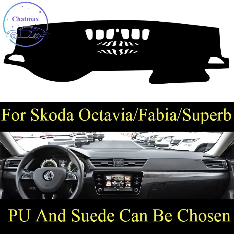 Customize For Skoda Octavia 07-19/Fabia 07-17/Superb 13-19 Dashboard Console Cover PU Leather Suede Protector Sunshield Pad
Customize For Skoda Octavia 07-19/Fabia 07-17/Superb 13-19 Dashboard Console Cover PU Leather Suede Protector Sunshield Pad