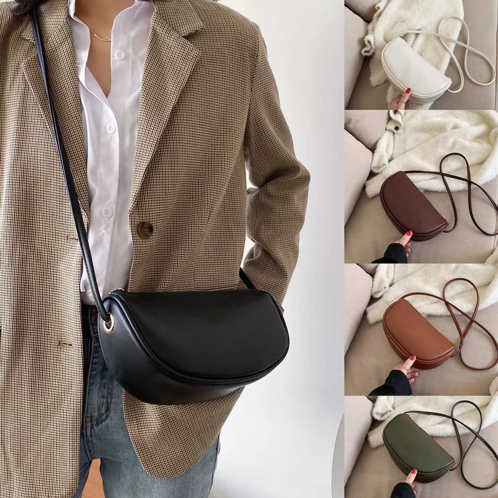 Women Simple Retro Small Bag Female 2019 Popular New Korean Version of Wild Messenger Bag Net Red with The Fashion Saddle Bag#3
Women Simple Retro Small Bag Female 2019 Popular New Korean Version of Wild Messenger Bag Net Red with The Fashion Saddle Bag#3