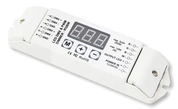 BC-834 4 Channel Rgbw Led Strip Dmx512 Decoder 4Ch Dmx To Constant Voltage Pwm Converter LED Signal Decoder
BC-834 4 Channel Rgbw Led Strip Dmx512 Decoder 4Ch Dmx To Constant Voltage Pwm Converter LED Signal Decoder