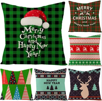 45x45cm Christmas Red Truck Cushion Christmas Tree Decoration Family Living Room Chair New Year Linen Print Pillow Cases Cover 
45x45cm Christmas Red Truck Cushion Christmas Tree Decoration Family Living Room Chair New Year Linen Print Pillow Cases Cover