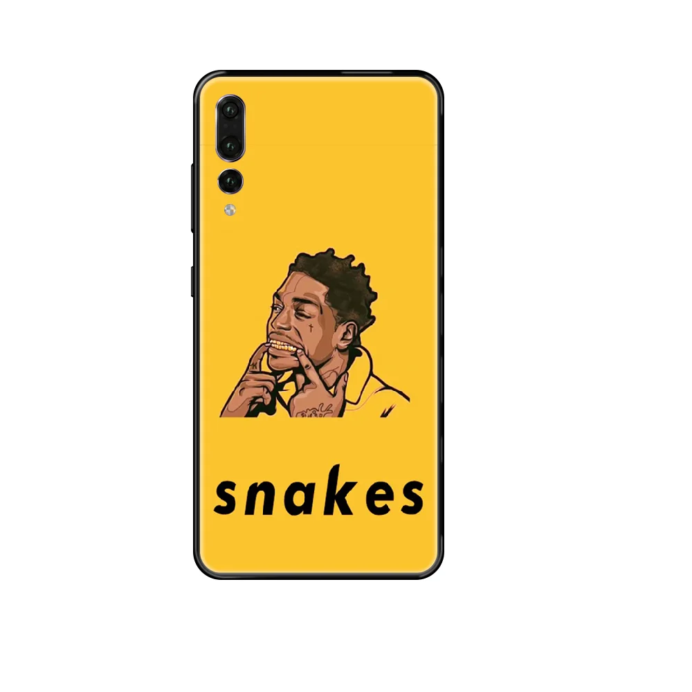 kodak black rap singer Phone case For Huawei P 8 10 20 30 Smart Plus 2019 Z Lite Pro 2017 2019 black soft funda trend back art