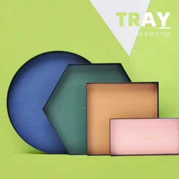 Geometric Metal Leather Mat Storage Tray European Style Decorative Makeup Cosmetics Storage Organizer Round Square
Geometric Metal Leather Mat Storage Tray European Style Decorative Makeup Cosmetics Storage Organizer Round Square