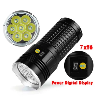 T6 x 7 LED Hunting Flashligt Aluminum Alloy 4X18650 Battery Torch Bright Hunting Torch # 30AUG12
T6 x 7 LED Hunting Flashligt Aluminum Alloy 4X18650 Battery Torch Bright Hunting Torch # 30AUG12