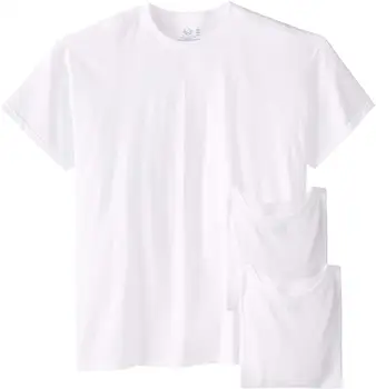 FU15176 Men's Big Size Crew T-Shirts (Pack of Three) Short Casual Cotton O-Neck 
FU15176 Men's Big Size Crew T-Shirts (Pack of Three) Short Casual Cotton O-Neck