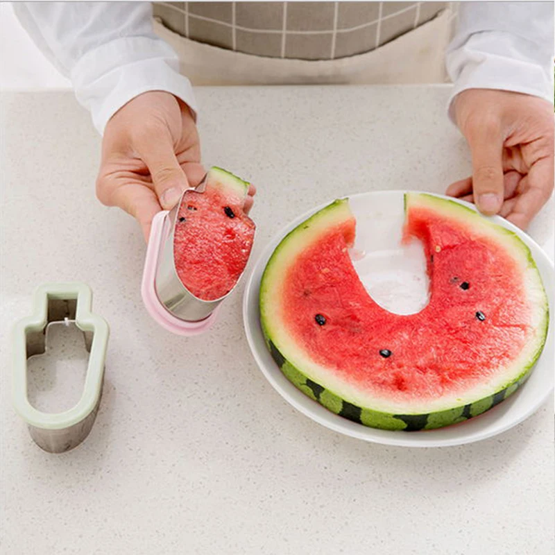 LHX Watermelon Slicer Ice Cream Mold Stainless Steel Popsicle Simple Form Vegetable Cutting Tool Kitchen Accessories HP1086 cc
LHX Watermelon Slicer Ice Cream Mold Stainless Steel Popsicle Simple Form Vegetable Cutting Tool Kitchen Accessories HP1086 cc