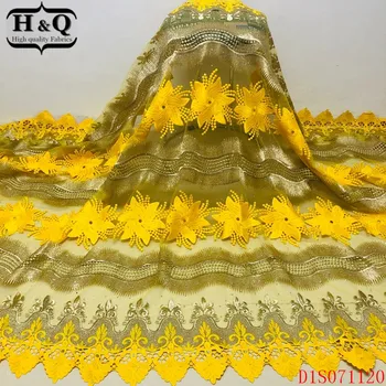 H&Q yellow nigerian guipure lace water soluble fabric embroidery with stones african net lace french milk fiber fabric for dress
H&Q yellow nigerian guipure lace water soluble fabric embroidery with stones african net lace french milk fiber fabric for dress