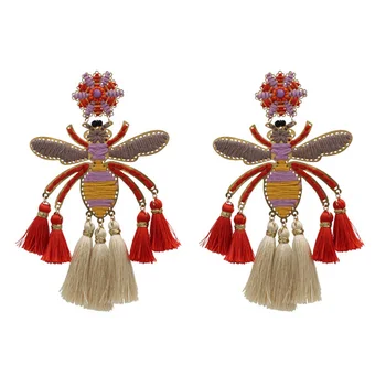 Lianxyfu 2020 New Drop Earrings Pure Handmade Bee Earrings Fashion Brand Earrings Long Tassel Earrings For Women Oorbellen
Lianxyfu 2020 New Drop Earrings Pure Handmade Bee Earrings Fashion Brand Earrings Long Tassel Earrings For Women Oorbellen