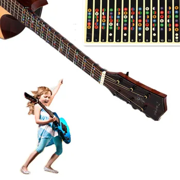 Acoustic Electric Guitar Fretboard Notes Map Labels Sticker Fingerboard Fret Decals for 6 String Acoustic Electric Guitarra 
Acoustic Electric Guitar Fretboard Notes Map Labels Sticker Fingerboard Fret Decals for 6 String Acoustic Electric Guitarra