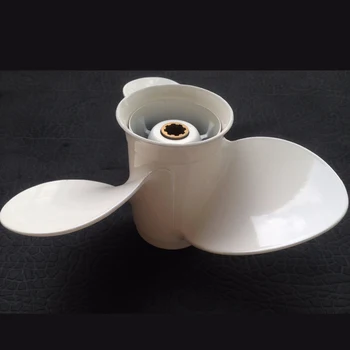 Ship Propeller Boat 9 1 / 4x11 Accessories For 8-tooth Spine Aluminum 15hp 9.9hp
Ship Propeller Boat 9 1 / 4x11 Accessories For 8-tooth Spine Aluminum 15hp 9.9hp