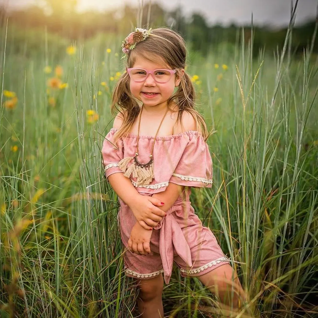 (1-6T) Children girls short sleeve solid color lace lotus leaf collar one-piece shoulder jumpsuit summer water pink fashion S4
(1-6T) Children girls short sleeve solid color lace lotus leaf collar one-piece shoulder jumpsuit summer water pink fashion S4