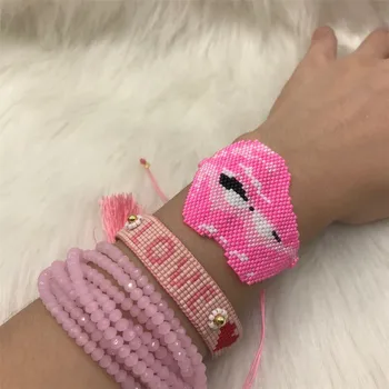 ZHONGVI MIYUKI Bracelet Boho Jewelry Bite lips Bracelets Women Pulseras Mujer Moda 2020 letter love Fashion Gift Adjustable
ZHONGVI MIYUKI Bracelet Boho Jewelry Bite lips Bracelets Women Pulseras Mujer Moda 2020 letter love Fashion Gift Adjustable