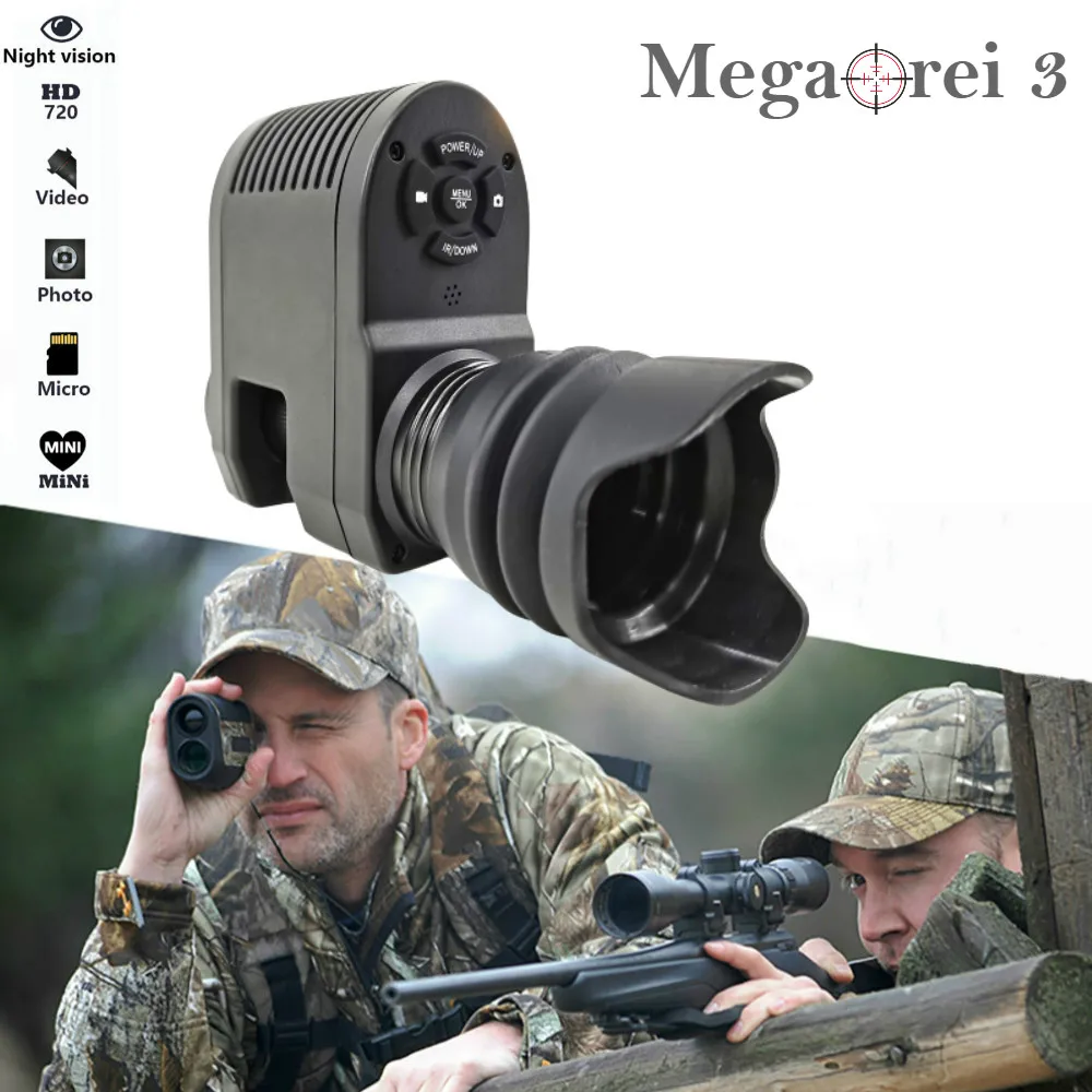 Integrated Night Vision Scope Video Record Hunting Camera IR Scope Sight Cameras Outdoor with Built-in 850nm Laser IR Flashlight
Integrated Night Vision Scope Video Record Hunting Camera IR Scope Sight Cameras Outdoor with Built-in 850nm Laser IR Flashlight