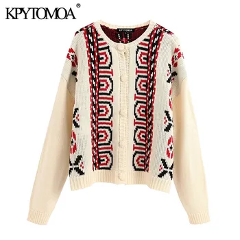 KPYTOMOA Women 2020 Fashion Embroidery Cropped Knitted Cardigan Sweater Vintage O Neck Long Sleeve Female Outerwear Chic Tops
KPYTOMOA Women 2020 Fashion Embroidery Cropped Knitted Cardigan Sweater Vintage O Neck Long Sleeve Female Outerwear Chic Tops