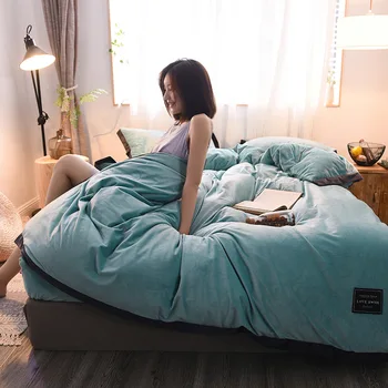 3pcs/4pcs Super Soft Velvet Bedding Set Grey Pink Bed Linens Bed Sheet Duvet Cover and Pillowcases for 1.2-2M Bed
3pcs/4pcs Super Soft Velvet Bedding Set Grey Pink Bed Linens Bed Sheet Duvet Cover and Pillowcases for 1.2-2M Bed