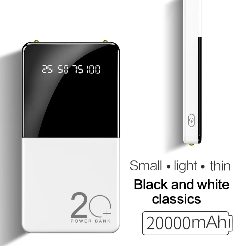 20000mAh Power Bank Dual USB Powerbank External Battery With LED Digital Display Fast Charge Charger Poverbank For iPhone Xiaomi
20000mAh Power Bank Dual USB Powerbank External Battery With LED Digital Display Fast Charge Charger Poverbank For iPhone Xiaomi