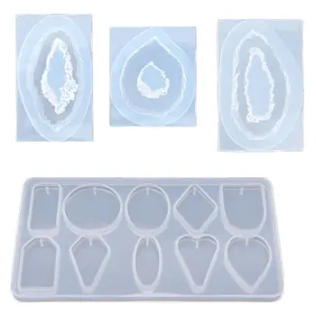 2020 New Crystal Pendant DIY Epoxy Mold Transparent Cluster Shape Jewelry Silicone Mould
2020 New Crystal Pendant DIY Epoxy Mold Transparent Cluster Shape Jewelry Silicone Mould