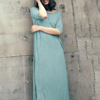 Nightgowns Women Comfortable Naked Sleepwear Long T-shirt Dress Home Casual Lady Young Girl Indoor Simple Fashion
Nightgowns Women Comfortable Naked Sleepwear Long T-shirt Dress Home Casual Lady Young Girl Indoor Simple Fashion