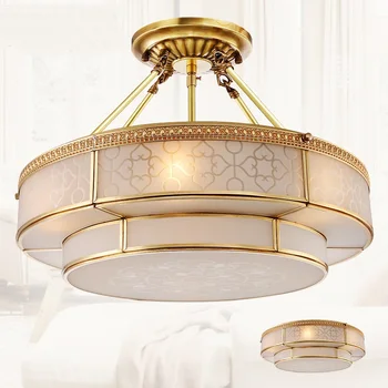 Copper Dome Light Continental Ceiling Bedroom Ceiling Light Restaurant Ceiling Light American Simple Entrance Hall ZA626 ZL149
Copper Dome Light Continental Ceiling Bedroom Ceiling Light Restaurant Ceiling Light American Simple Entrance Hall ZA626 ZL149