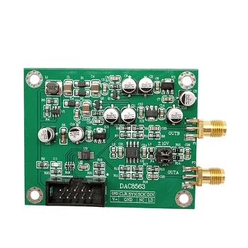 DAC8563 DIGITal-to-analog conversion data acquisition module dual-channel 16-bit DAC can be adjusted to plus or minus 10V voltag
DAC8563 DIGITal-to-analog conversion data acquisition module dual-channel 16-bit DAC can be adjusted to plus or minus 10V voltag