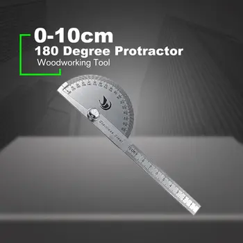 0-10cm Stainless Steel Protractor 180 Degree Protractor Angle Finder Arm Rotary Measuring Ruler Angle Ruler Woodworking Tool
0-10cm Stainless Steel Protractor 180 Degree Protractor Angle Finder Arm Rotary Measuring Ruler Angle Ruler Woodworking Tool