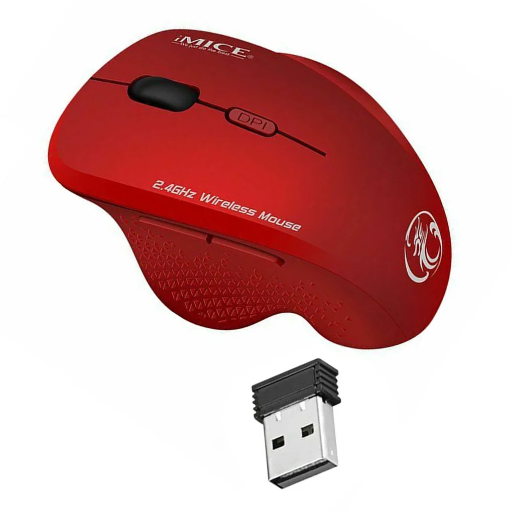 2.4G Wireless Mouse 800-1600 DPI 6 Buttons Battery Powered Wireless Gaming Mouse Computer Laptop Mouse
2.4G Wireless Mouse 800-1600 DPI 6 Buttons Battery Powered Wireless Gaming Mouse Computer Laptop Mouse