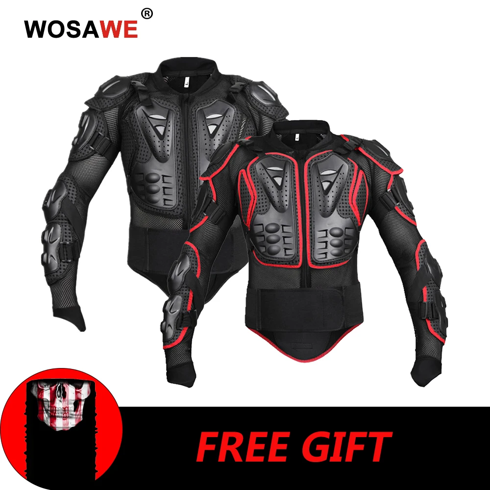 WOSAWE Motorcycle Armor Jacket Full Body Chest Back Spine Protective Gear Motocross Dirt Bike Guards Racing Protection Adult
WOSAWE Motorcycle Armor Jacket Full Body Chest Back Spine Protective Gear Motocross Dirt Bike Guards Racing Protection Adult