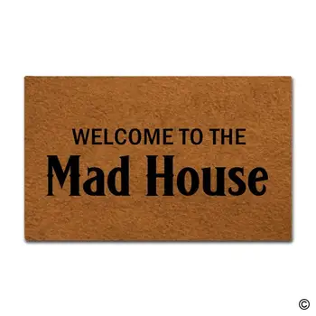 Doormat Entrance Floor Mat - Funny Doormat - Welcome To The Mad House Designed Home Doormat Top
Doormat Entrance Floor Mat - Funny Doormat - Welcome To The Mad House Designed Home Doormat Top