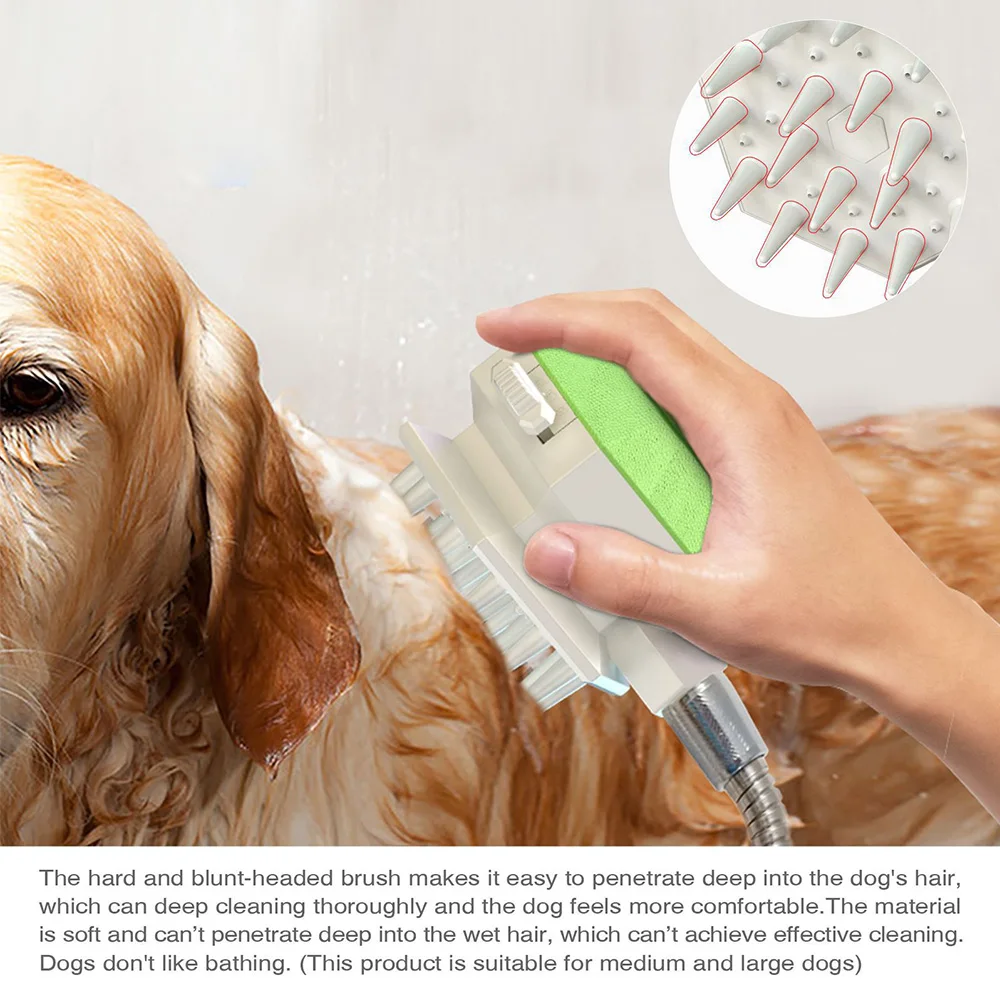 Pet Massage Shower Head Multifunctional Pet Bathing Tool Needle Bath Hose Sprayer Nozzle Comb Supplies Water Cleaning Tool
Pet Massage Shower Head Multifunctional Pet Bathing Tool Needle Bath Hose Sprayer Nozzle Comb Supplies Water Cleaning Tool