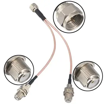10 Pieces F Type Splitter F Female/Male to F Dual Female Splitter Cable Adapter Cable TV Cable Satellite 3-Way Female 50ohm 15cm
10 Pieces F Type Splitter F Female/Male to F Dual Female Splitter Cable Adapter Cable TV Cable Satellite 3-Way Female 50ohm 15cm
