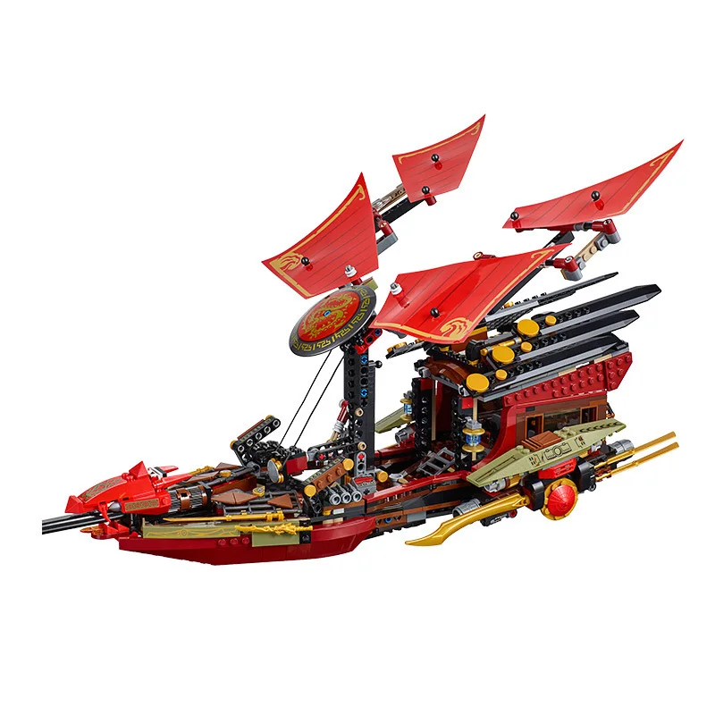Ninja Final Flight of Destiny's Bounty Building Blocks with Figures Dragon Compatible Ninjagoes 70738 Bricks Toys for Children
Ninja Final Flight of Destiny's Bounty Building Blocks with Figures Dragon Compatible Ninjagoes 70738 Bricks Toys for Children