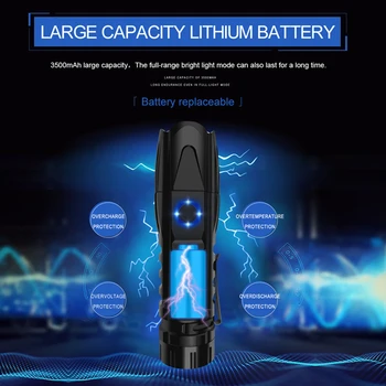 100000LM 5Mode Tactical Switch LED USB Rechargeable Output Torch Flashlight Rechargeable Flashlight Tactical Flashlight
100000LM 5Mode Tactical Switch LED USB Rechargeable Output Torch Flashlight Rechargeable Flashlight Tactical Flashlight