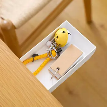 New Hidden Table Under Paste Plastic Desk Organizer Pen Stationery Storage Box Case Drawer Divider Stationery Sticky Decor
New Hidden Table Under Paste Plastic Desk Organizer Pen Stationery Storage Box Case Drawer Divider Stationery Sticky Decor